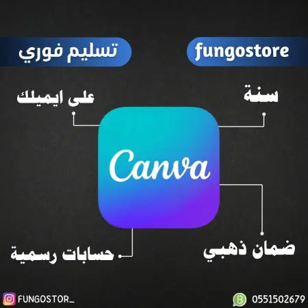 اشتراك كانفا برو – سنة كاملة